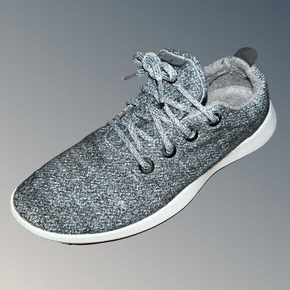 Men’s allbirds Gray Wool Runners Lace Up Sneakers Size 10 - Picture 6 of 8